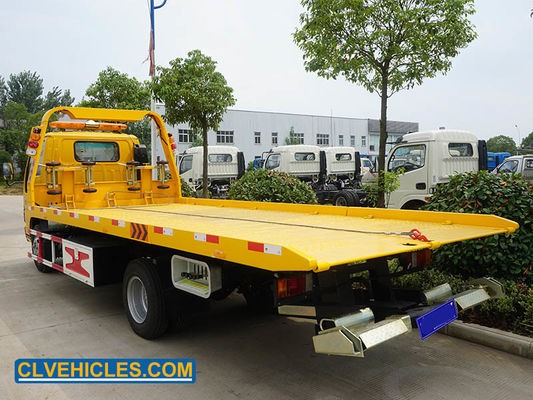 Winch 600P ISUZU Tow Truck All Terrain 130hp 4 ton Flatbed Tow Trucks